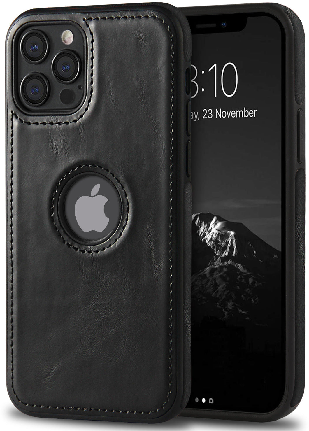 Apple iPhone 13 Hülle - Logo Kunstleder Pro Case