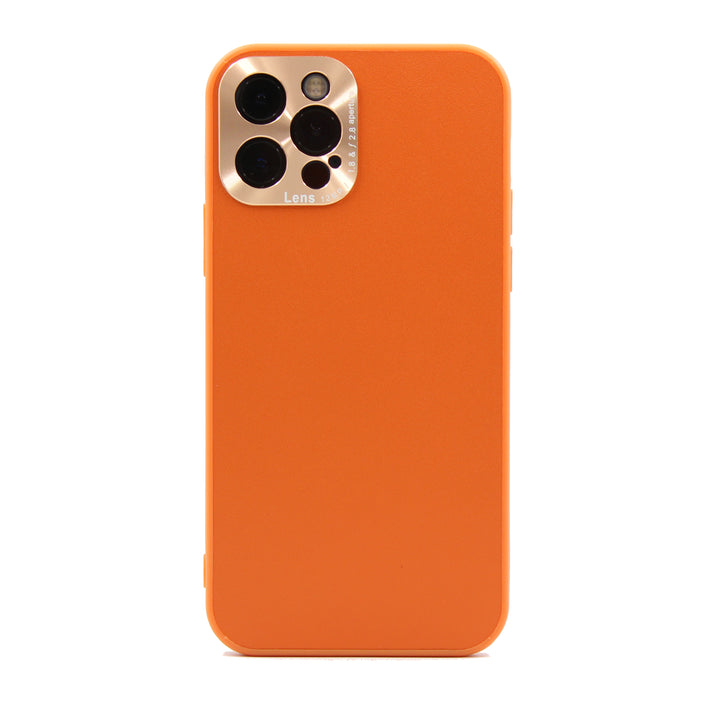 Apple iPhone 12 Pro Max Hülle - Lens Kunstleder Case