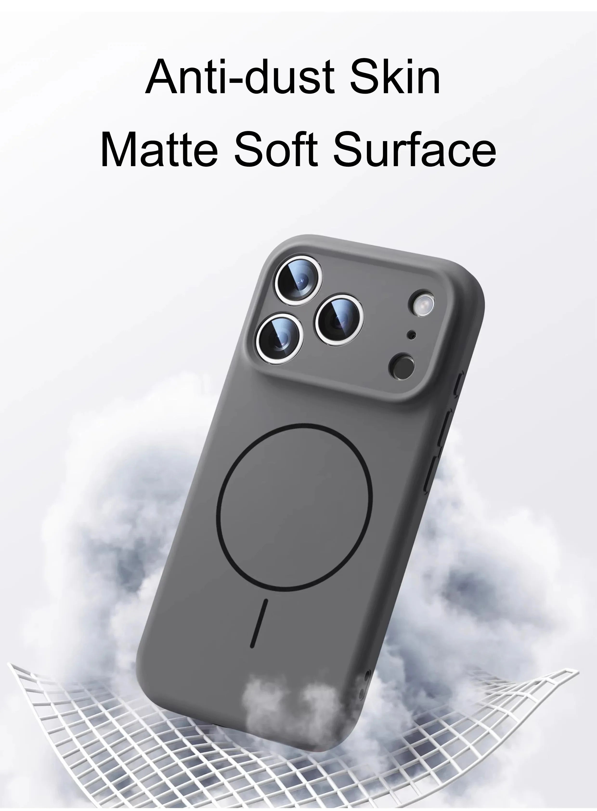 Hülle für iPhone - Silikon MagSafe Kameraschutz