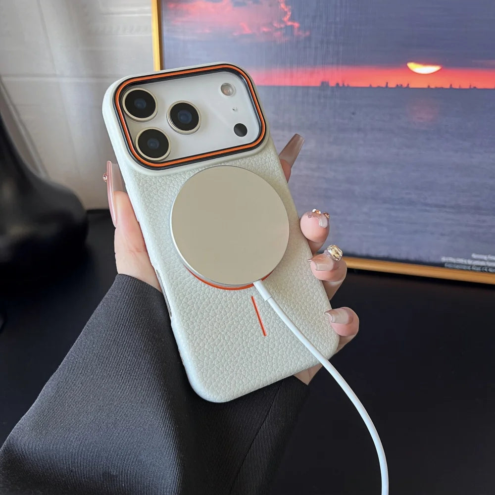 Hülle für iPhone - Kunstleder MagSafe Nemesis