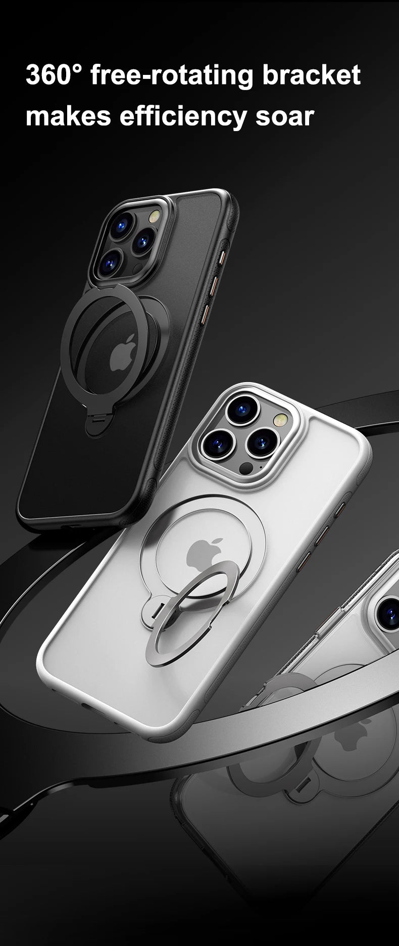 Hülle für iPhone - Round Ring Infinity