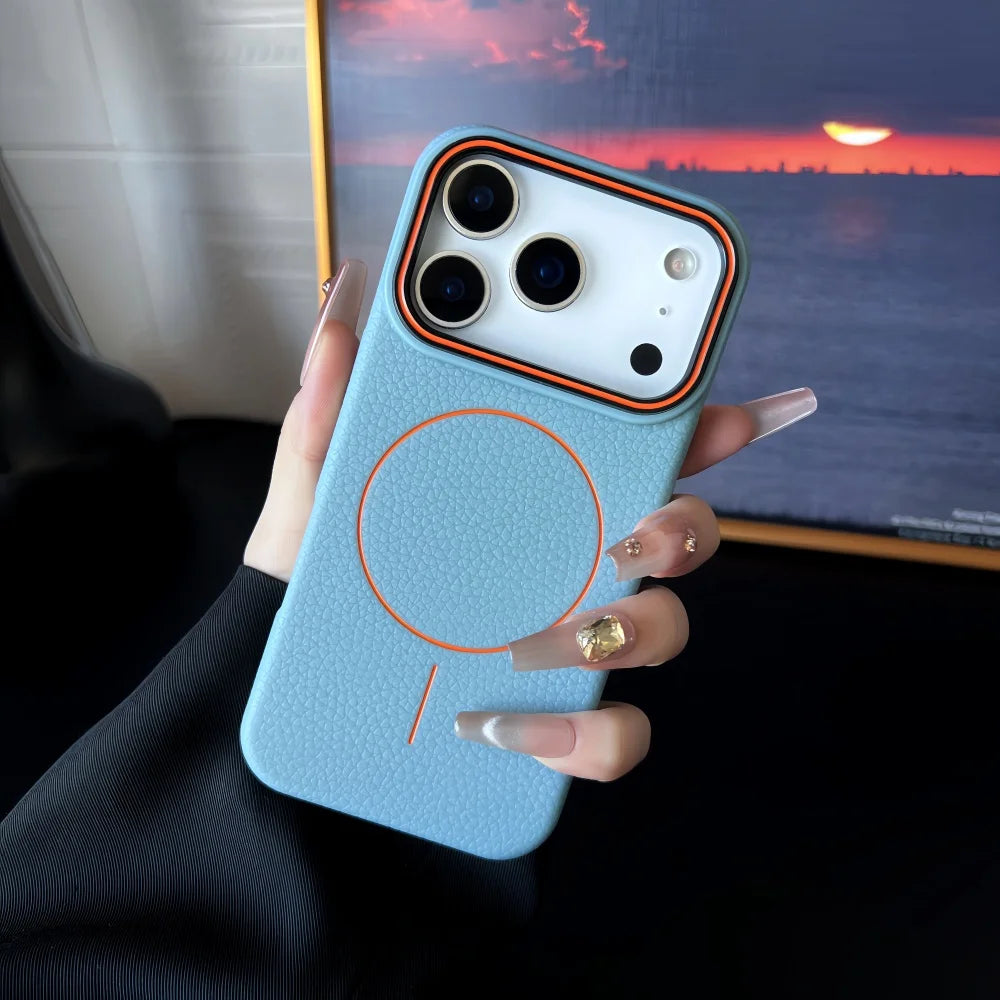 Hülle für iPhone - Kunstleder MagSafe Nemesis