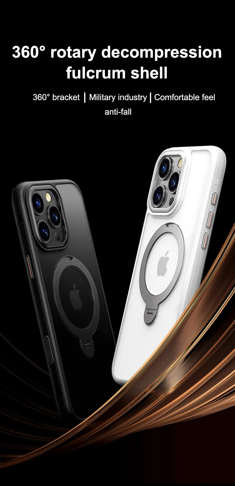 Hülle für iPhone - Round Ring Infinity