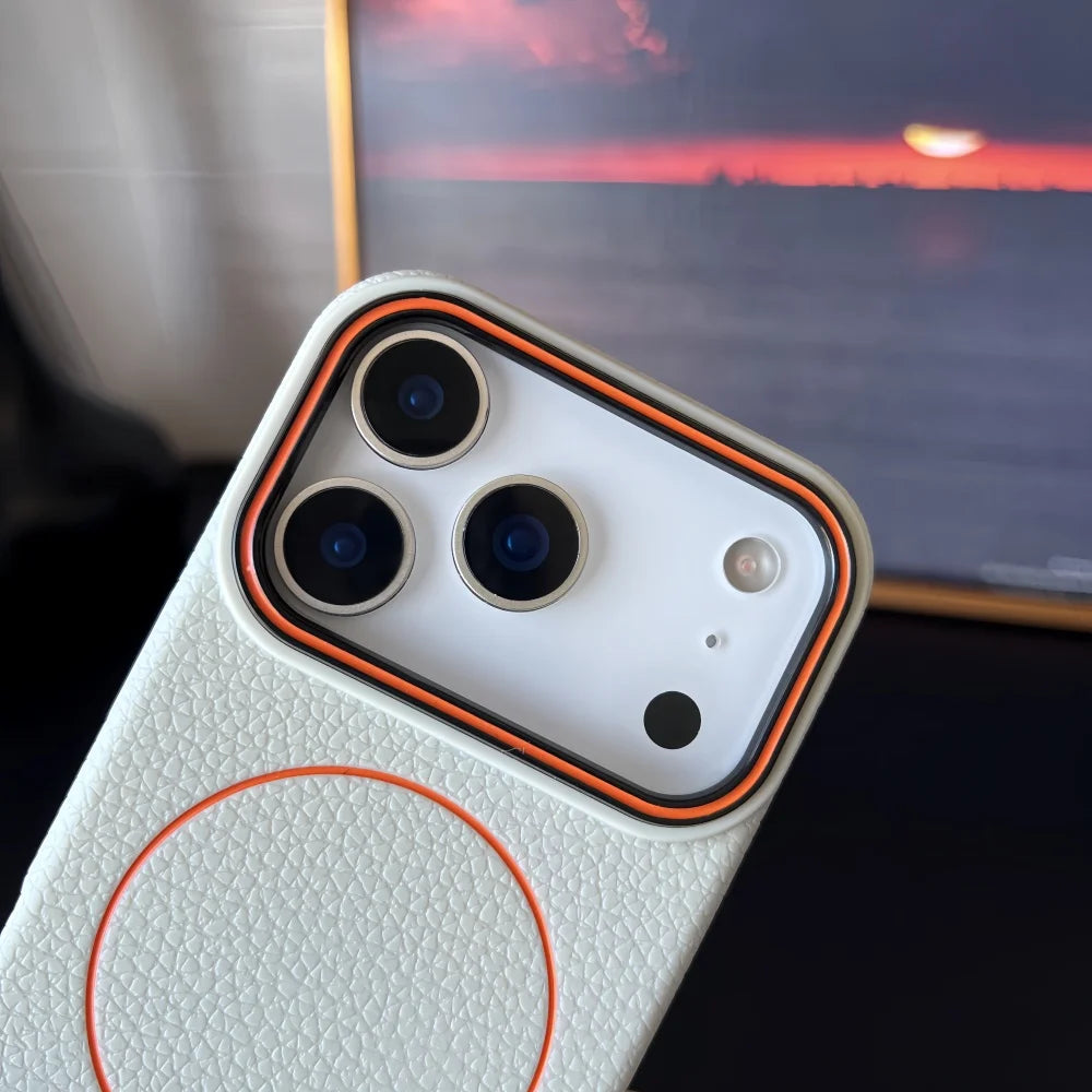 Hülle für iPhone - Kunstleder MagSafe Nemesis