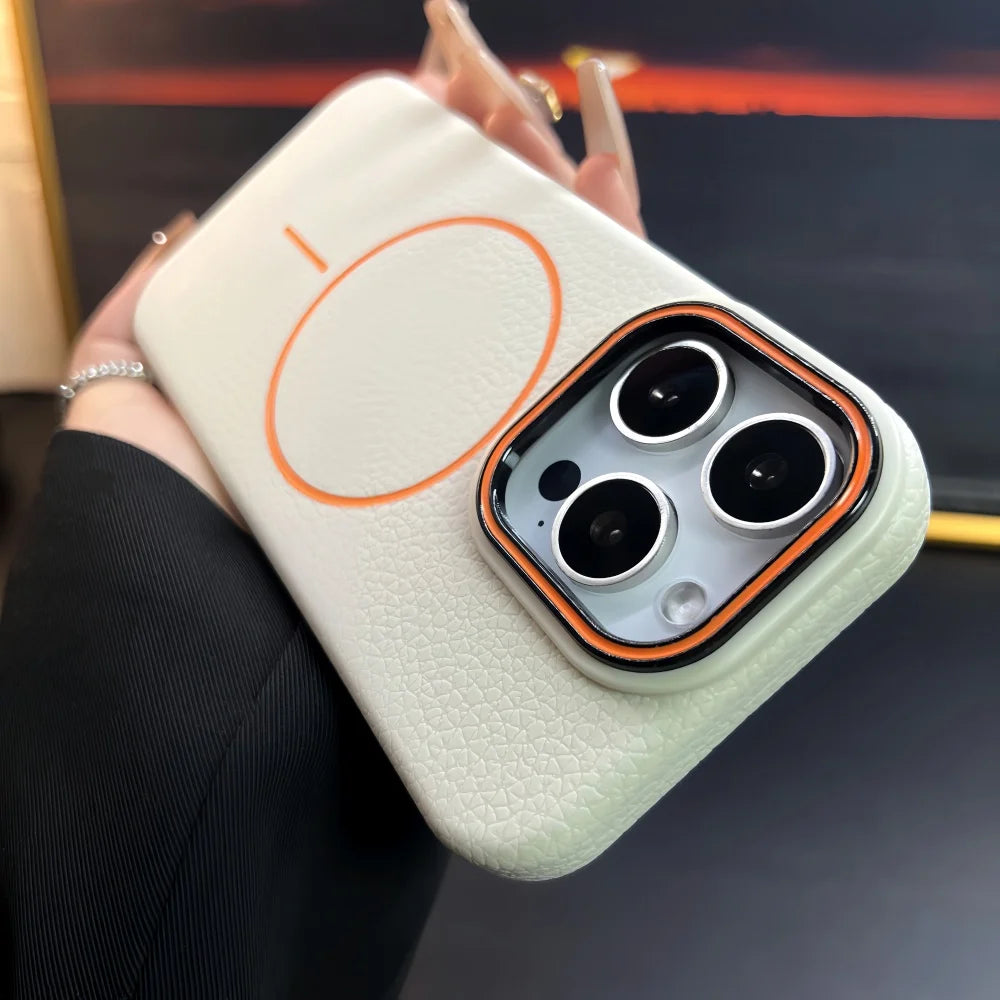 Hülle für iPhone - Kunstleder MagSafe Nemesis