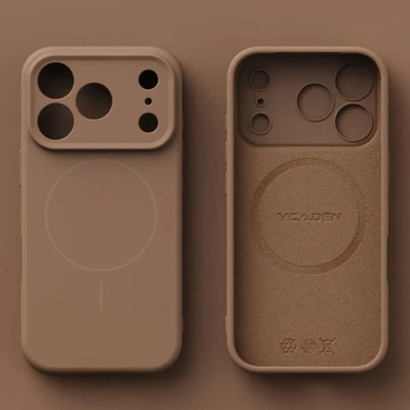 Hülle für iPhone - Silikon MagSafe Kameraschutz