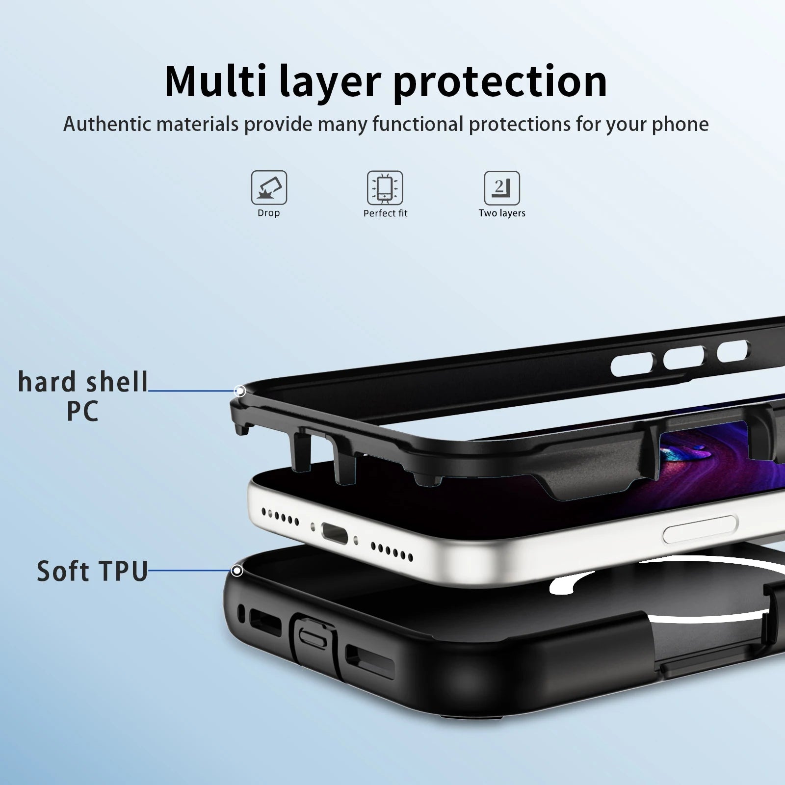Hülle für iPhone - MagSafe Full Protect