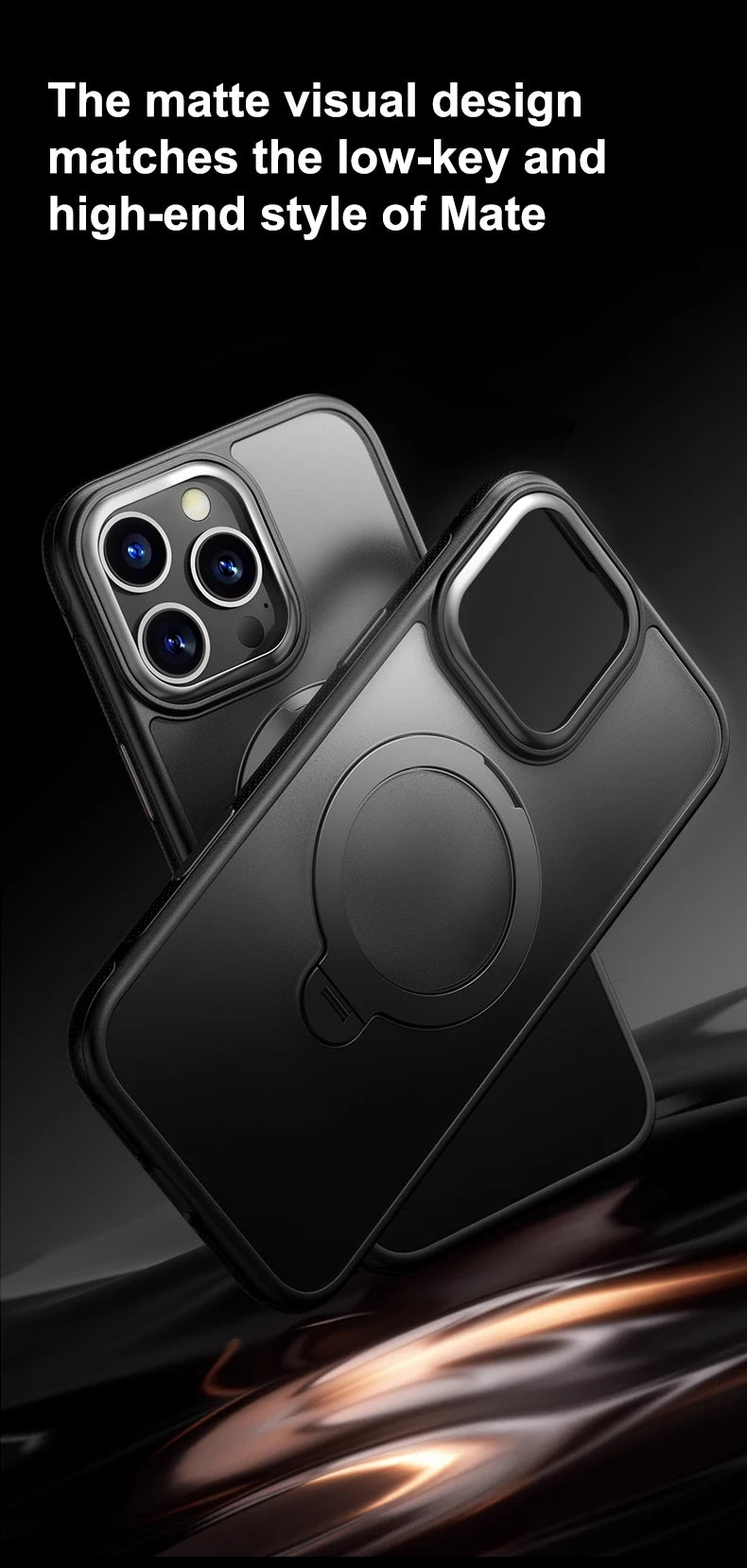 Hülle für iPhone - Round Ring Infinity