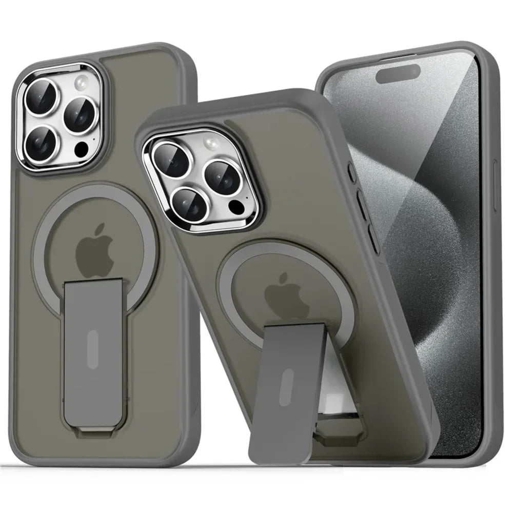 Hülle für iPhone - Clear MagSafe Stand