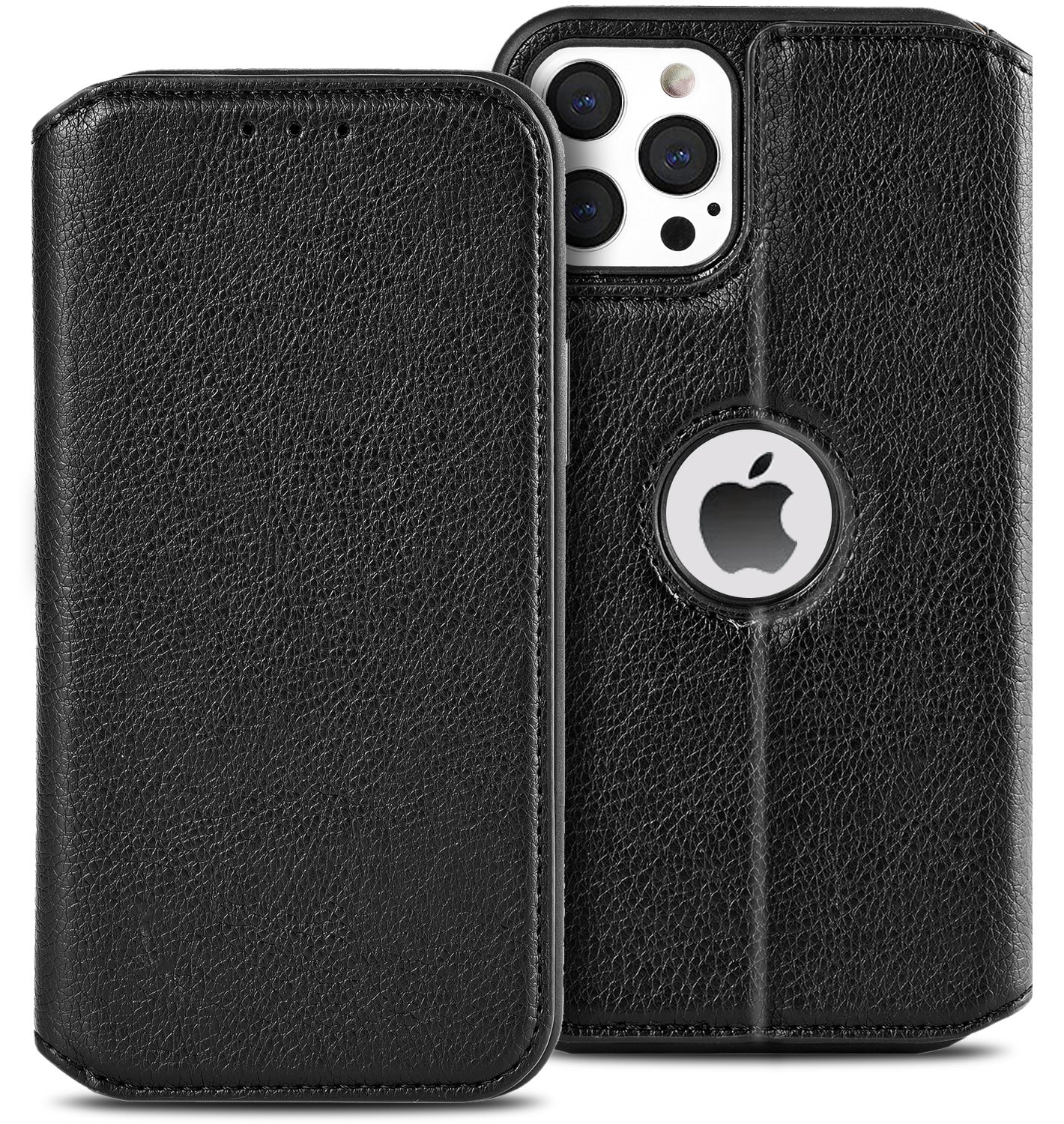 Apple iPhone 12 Pro Max Hülle - Premium Kunstleder Tasche Case