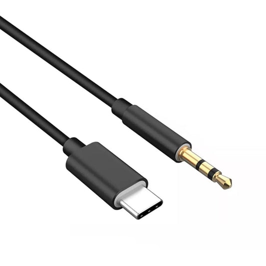Audio Kabel | USB C - Aux | 3,5mm Klinke | Schwarz
