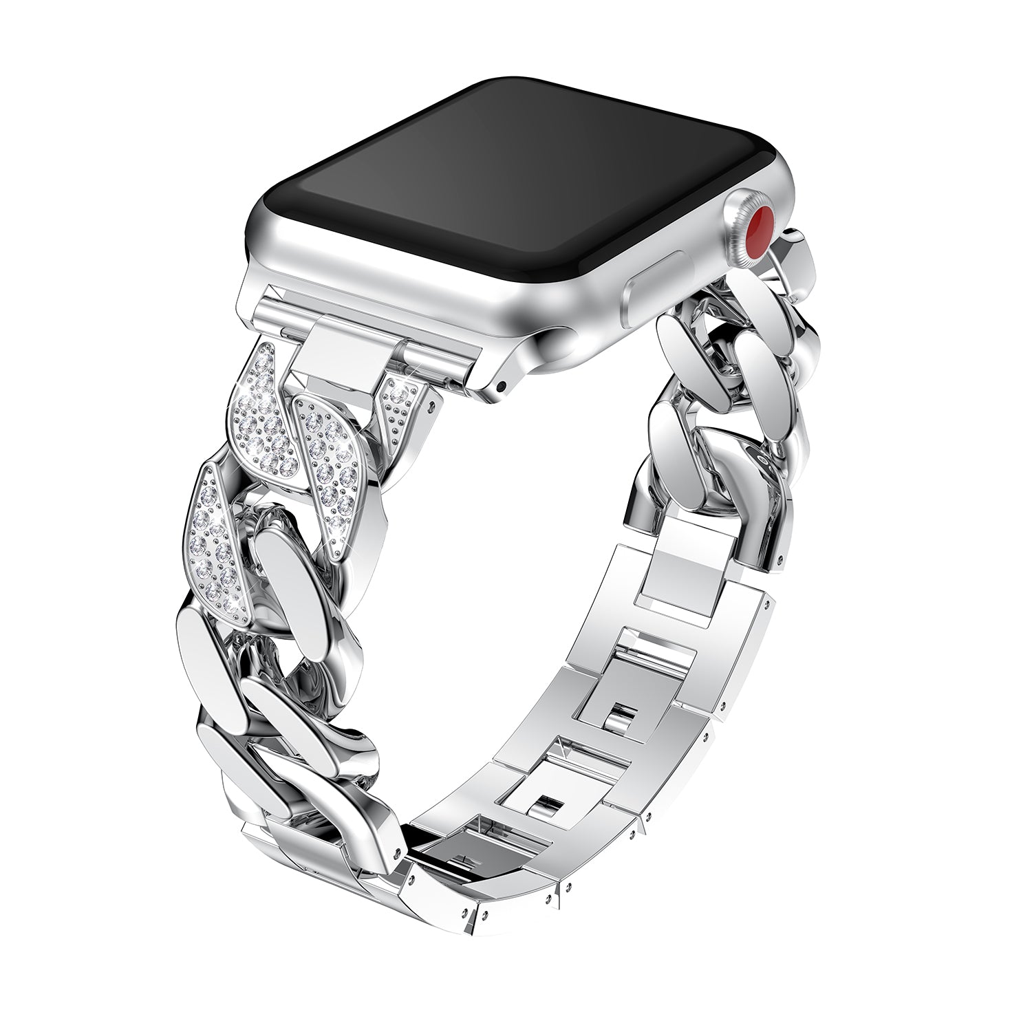 Für Apple Watch - Edelstahl Armband - Diamond