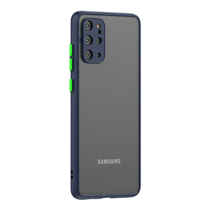 Samsung Galaxy Hülle - Bunte Knöpfe Case - Blau