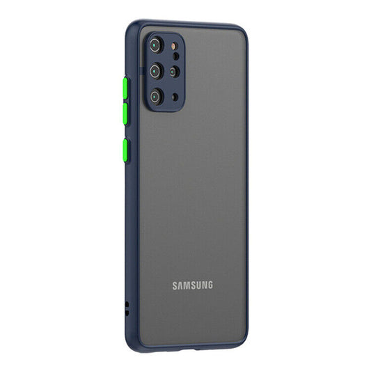 Samsung Galaxy Hülle - Bunte Knöpfe Case - Blau