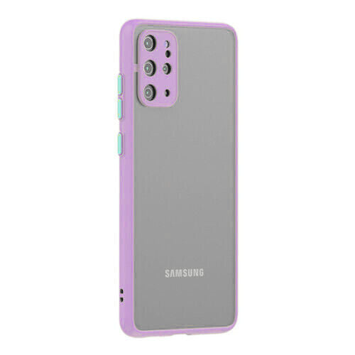 Samsung Galaxy Hülle - Bunte Knöpfe Case - Lila