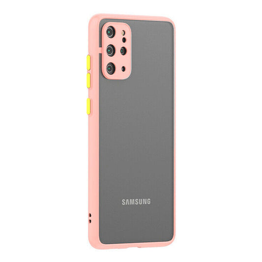 Samsung Galaxy Hülle - Bunte Knöpfe Case - Rosa
