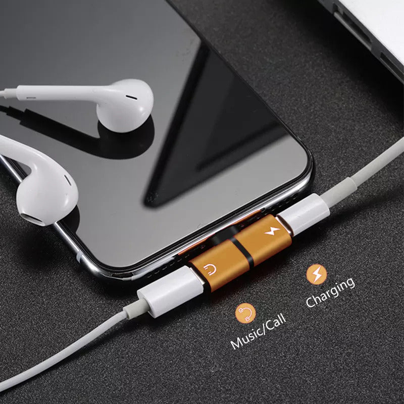 OTG Audio Splitter | 8 Pin | Charging & Music