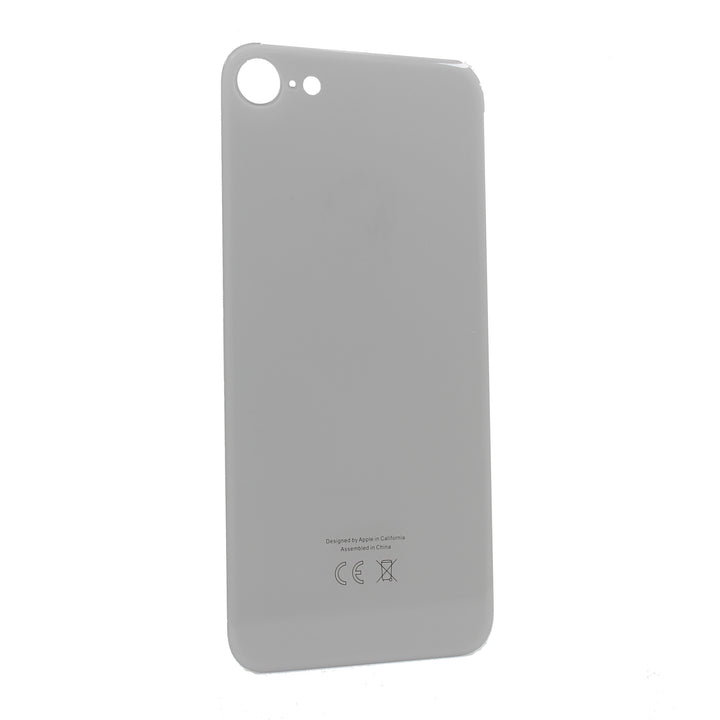 Apple iPhone 8 - Backcover Glas - Weiss