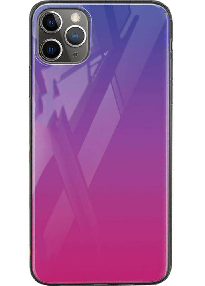 Apple iPhone 11 Pro Max Hülle - Glas Rainbow Case