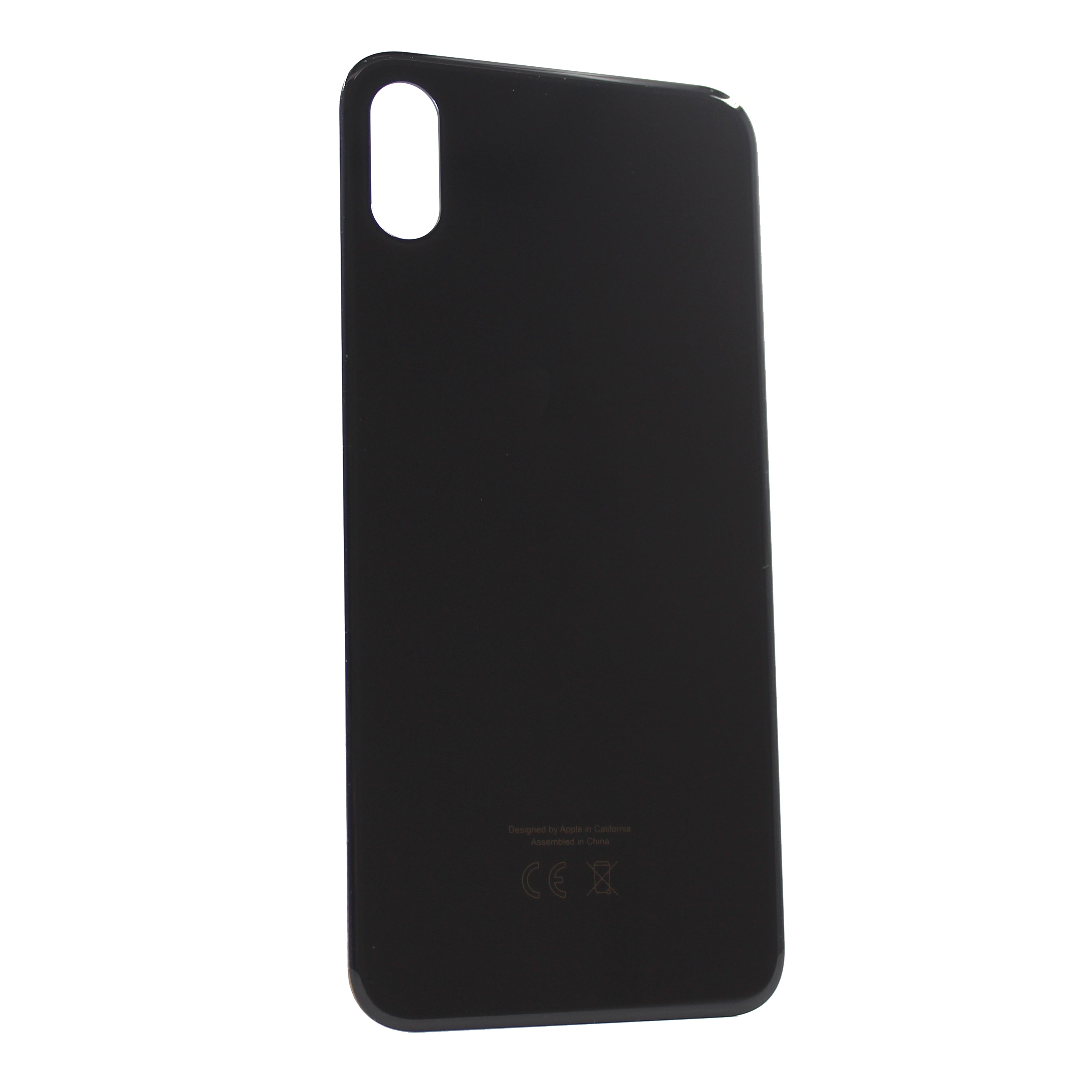 Apple iPhone Xs - Backcover Glas - Schwarz
