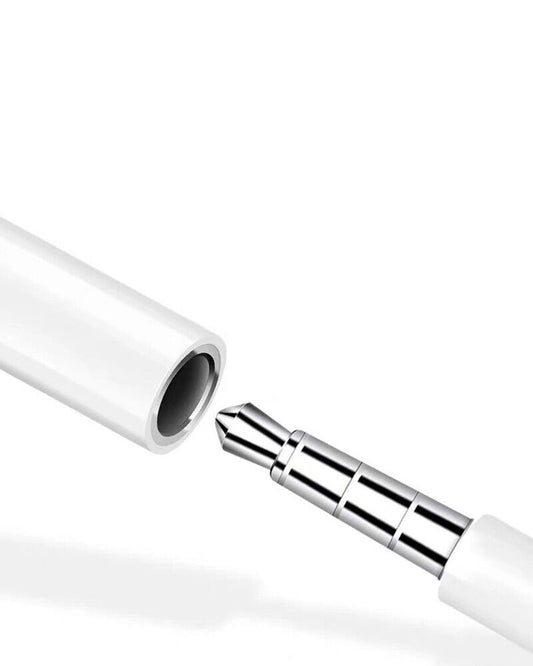 OTG Audio Jack | 8 Pin - Aux | Weiss