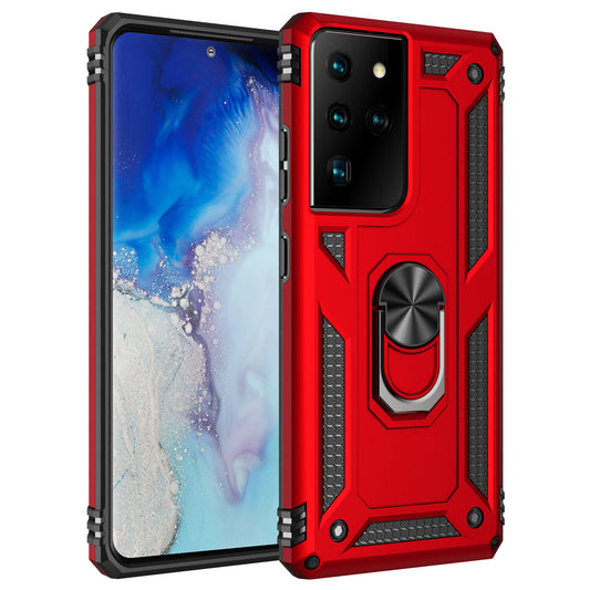 Samsung Galaxy Hülle - Military Panzer Case - Rot