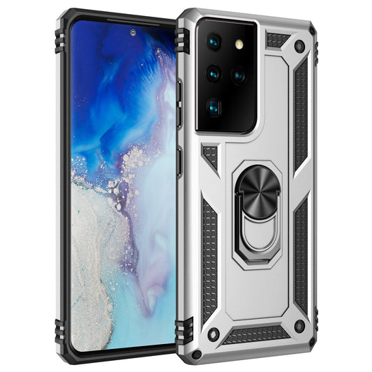Samsung Galaxy Hülle - Military Panzer Case - Silber