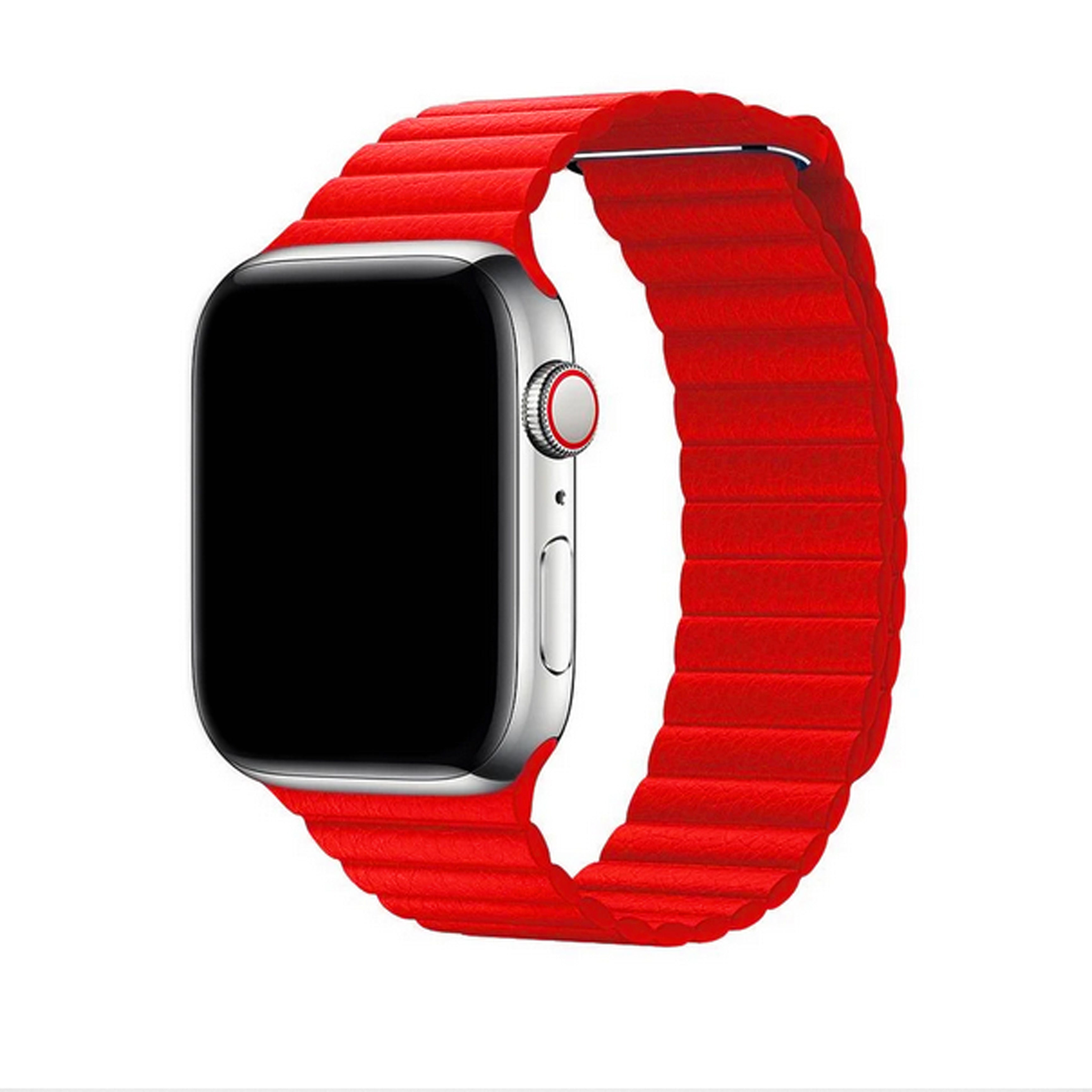 Für Apple Watch - Kunstleder Magnet Armband - Mountain