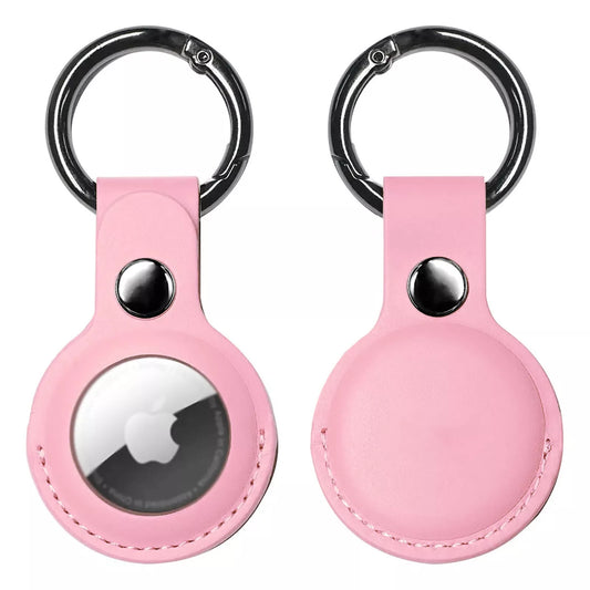 AirTag Hülle - Kunstleder Case - Rosa