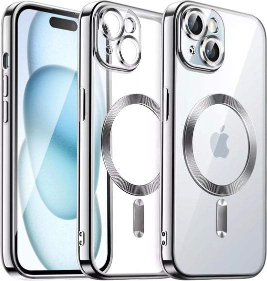 iPhone Hülle - Soft Chrom MagSafe Case - Silber