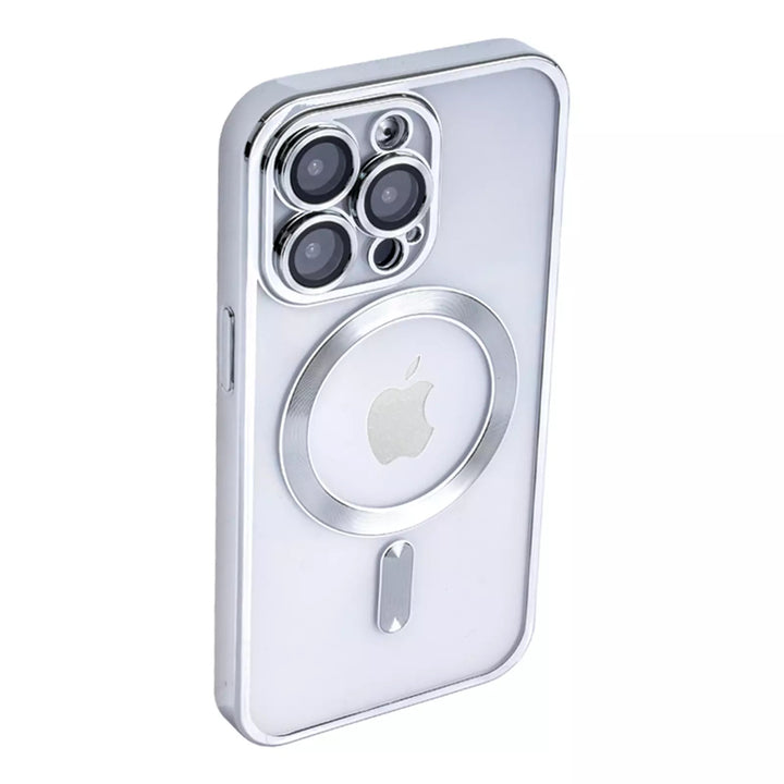 iPhone Hülle - Soft Chrom MagSafe Case - Silber