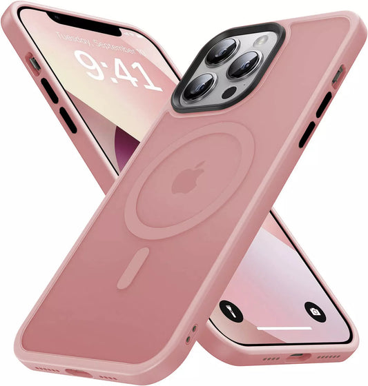 iPhone Hülle - Hybrid MagSafe Case - Rosa