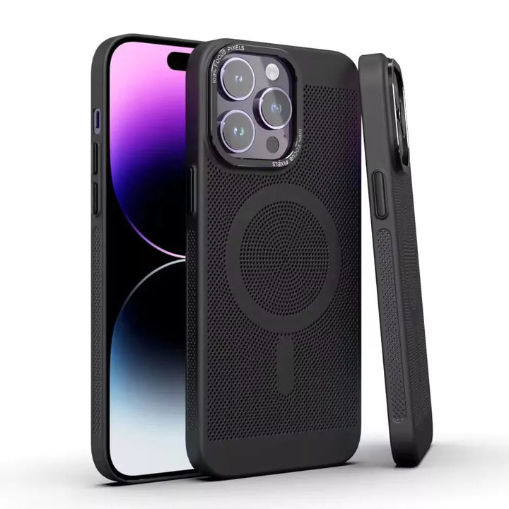 iPhone Hülle - Alu MagSafe Case - Schwarz