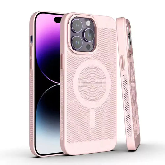 iPhone Hülle - Alu MagSafe Case - Rosa