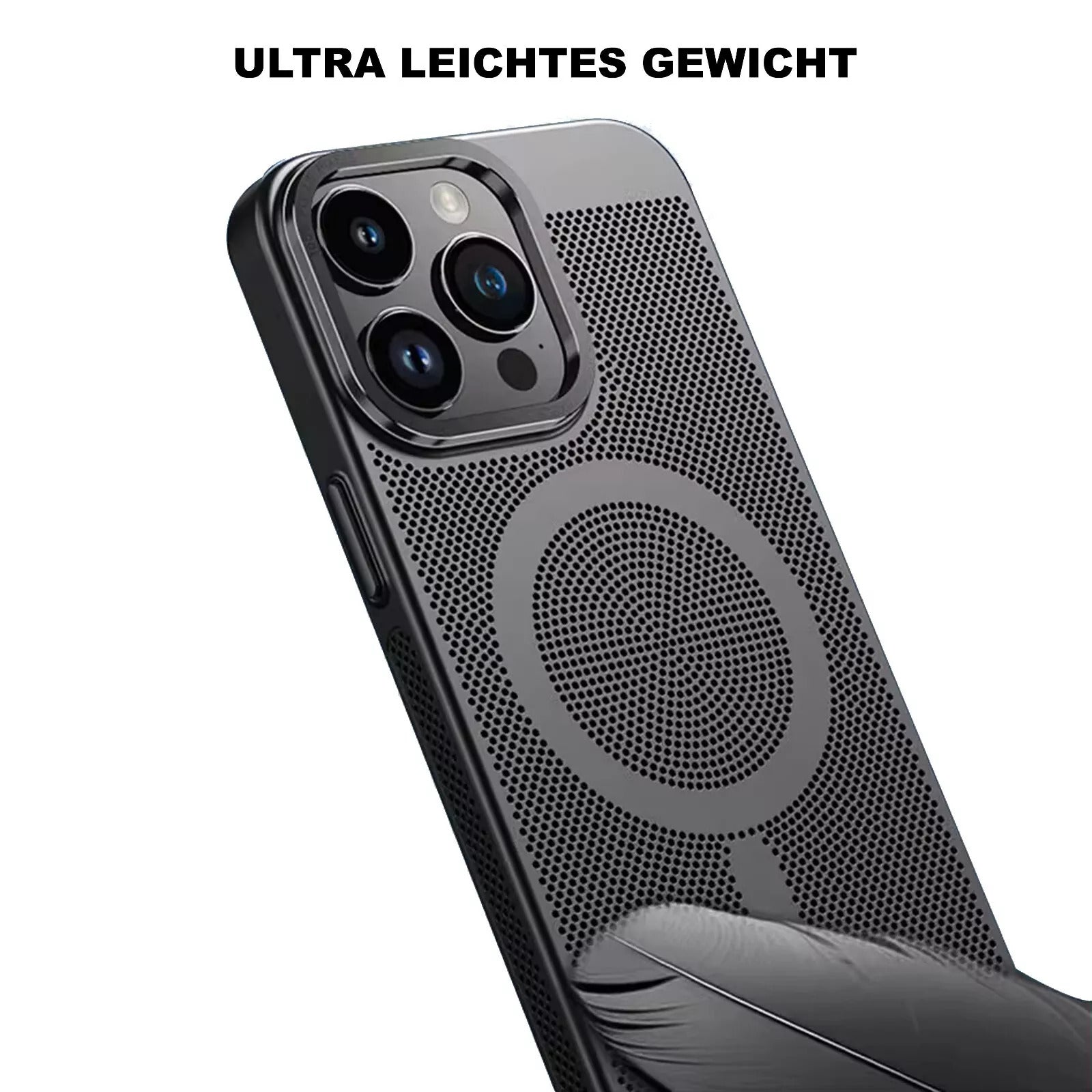 iPhone Hülle - Alu MagSafe Case - Weiß