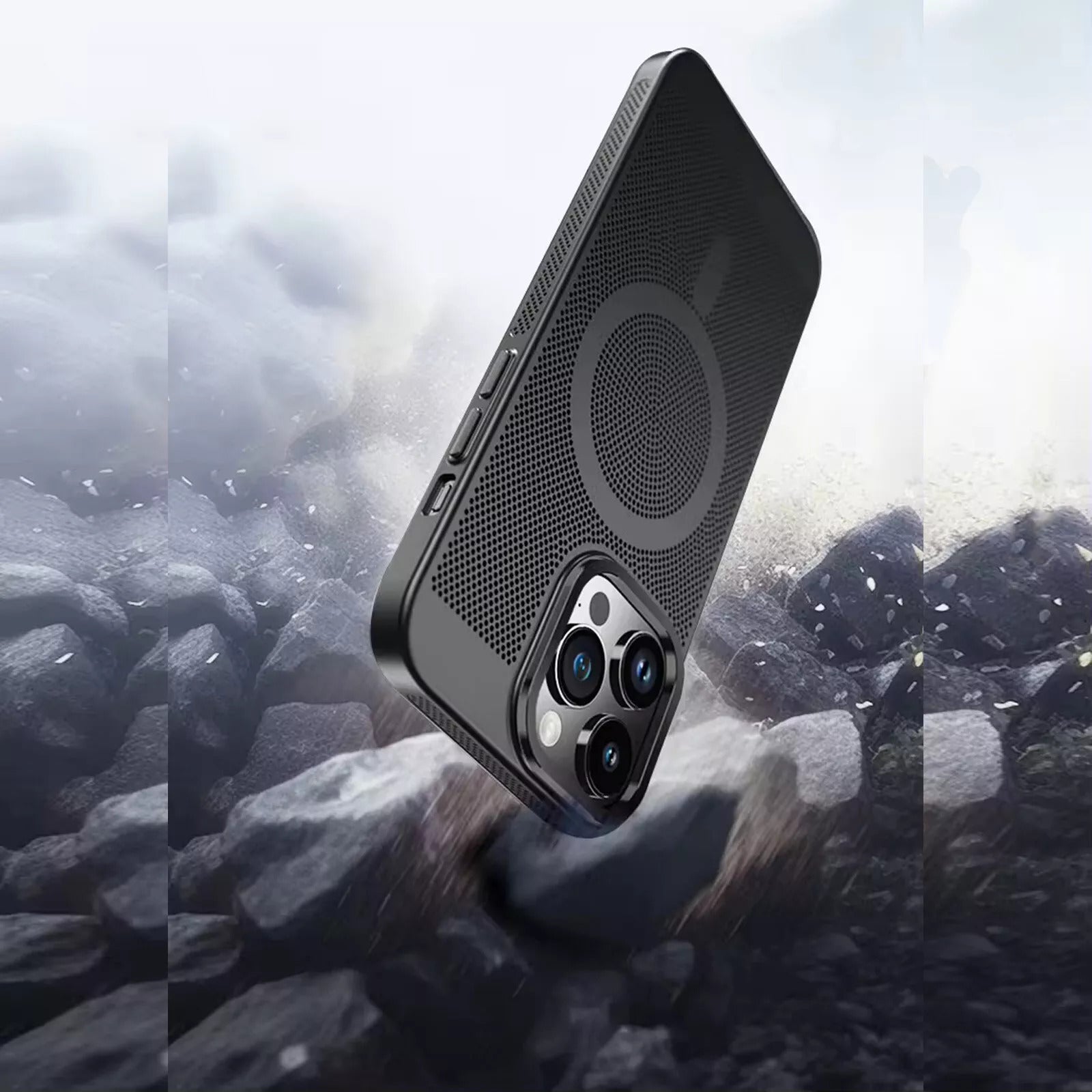 iPhone Hülle - Alu MagSafe Case - Weiß