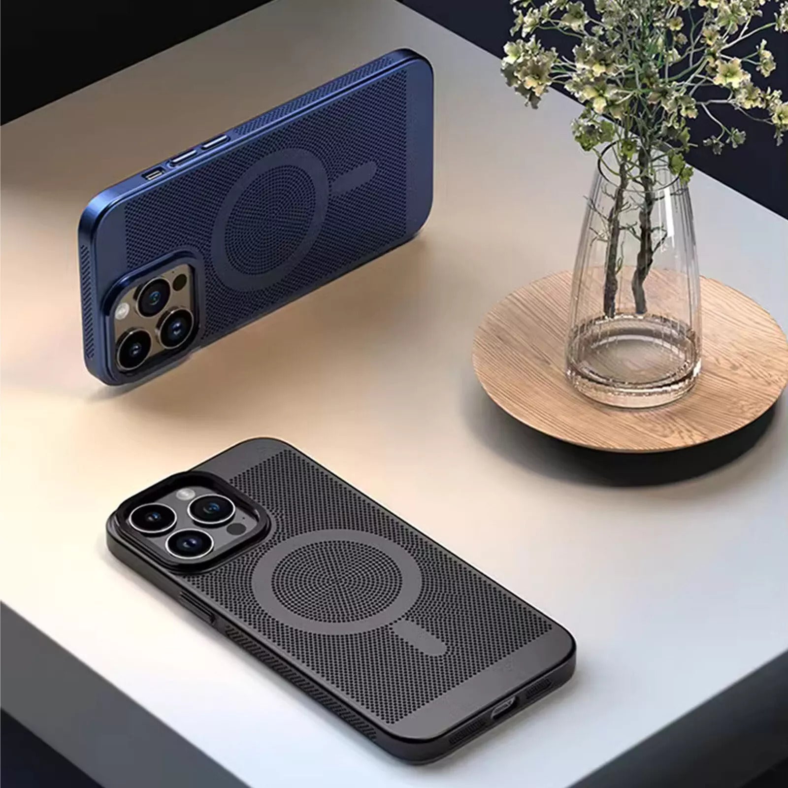 iPhone Hülle - Alu MagSafe Case - Weiß