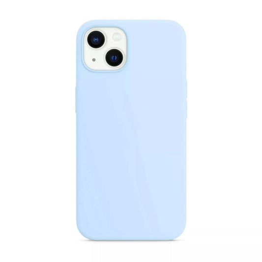 iPhone Hülle - Hart Silikon Case - Hellblau