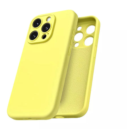 iPhone Hülle - Silikon Case Kameraschutz - Rosa