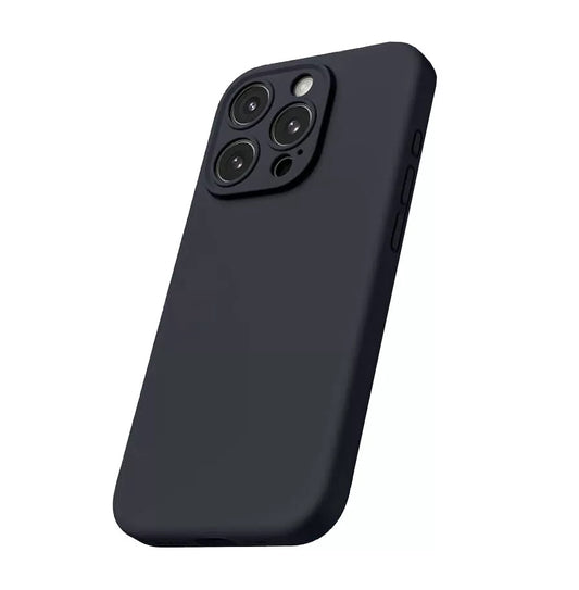 iPhone Hülle - Silikon Case Kameraschutz - Dunkelblau