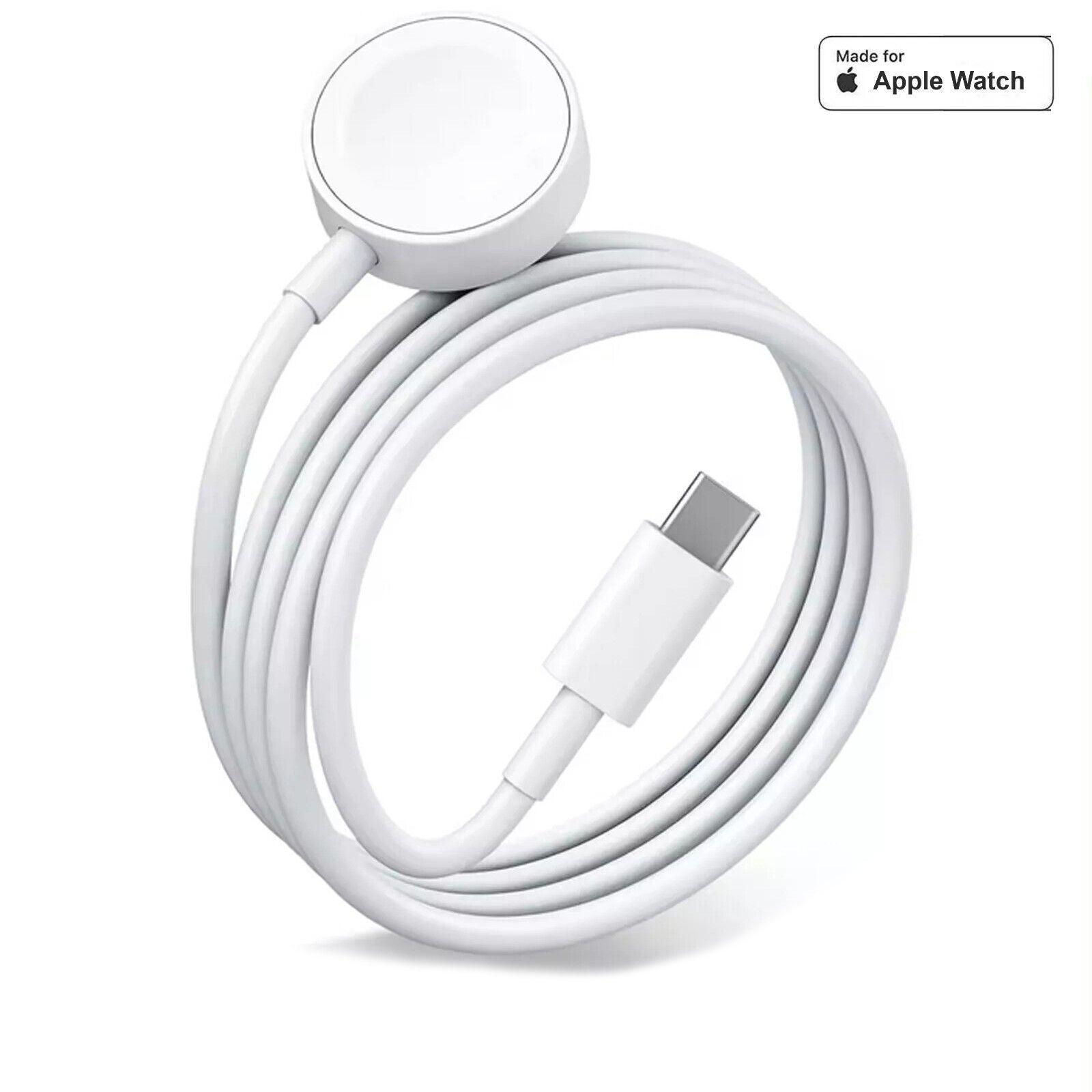 Für Apple Watch Ladekabel | USB C | Magnetisch | Weiß
