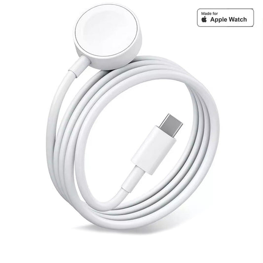 Für Apple Watch Ladekabel | USB C | Magnetisch | Weiß