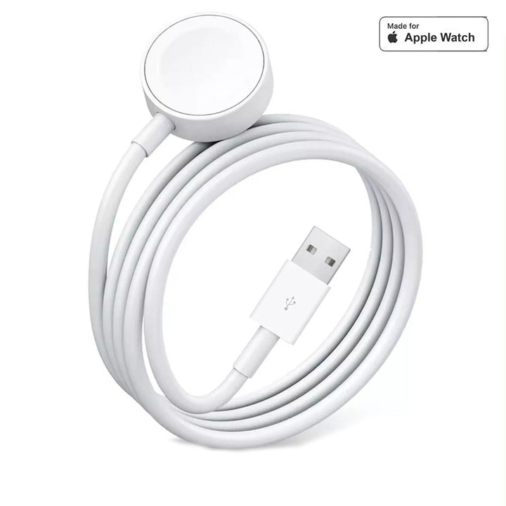 Für Apple Watch Ladekabel | USB A | Magnetisch | Weiß