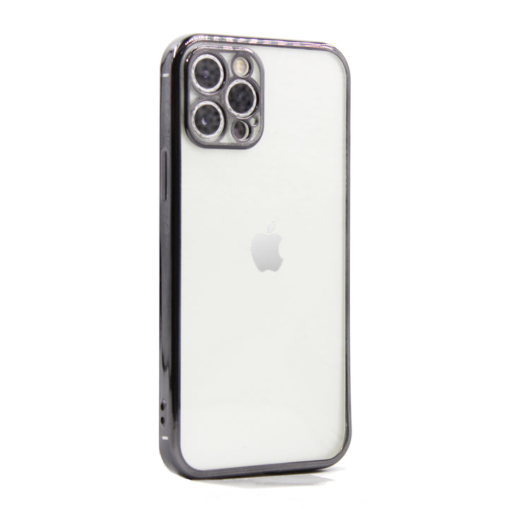 iPhone Hülle - Soft Chrom Case - Schwarz