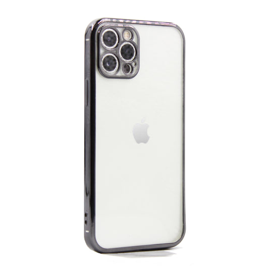 iPhone - Soft Plating Case - Schwarz