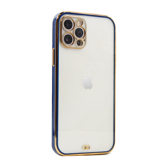 iPhone Hülle - Premium Chrom Case - Blau