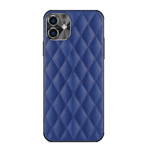 iPhone Hülle - Puffer Kunstleder Case - Blau