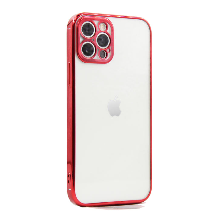 iPhone Hülle - Soft Chrom Case - Rot
