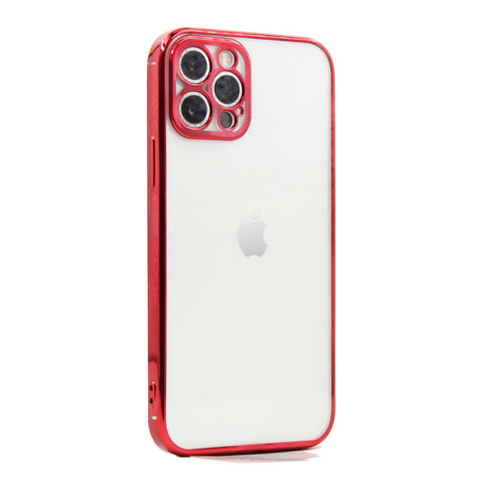 iPhone Hülle - Soft Chrom Case - Rot