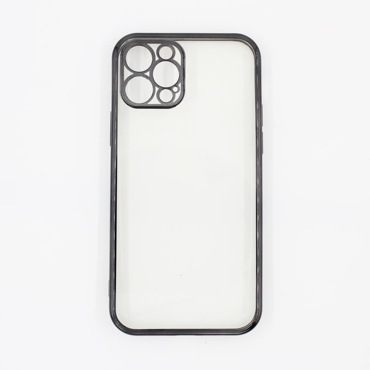 iPhone - Soft Plating Case - Schwarz